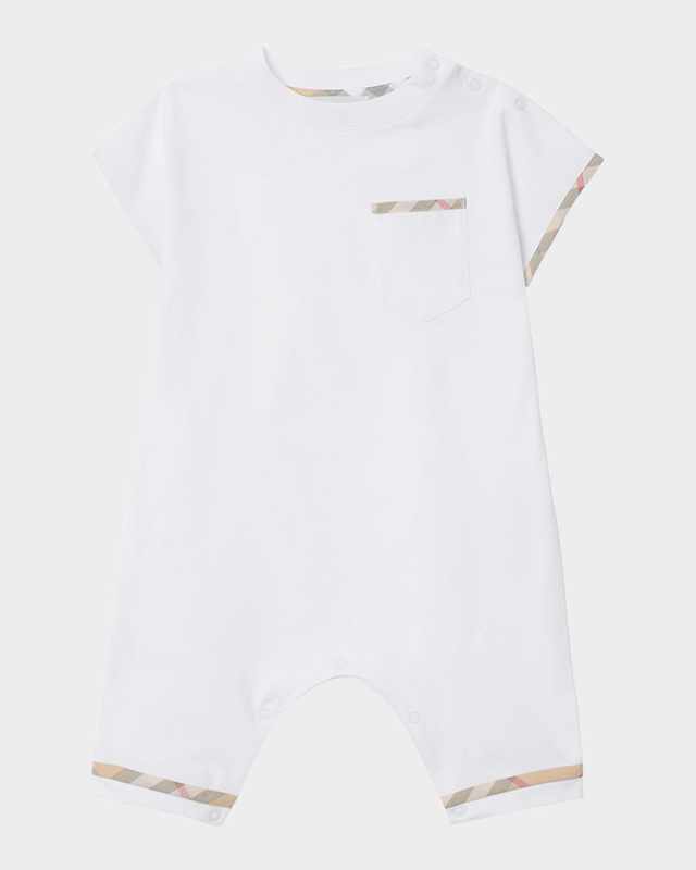 Boy's Jensen Cotton Jersey Playsuit, Size Newborn-18M